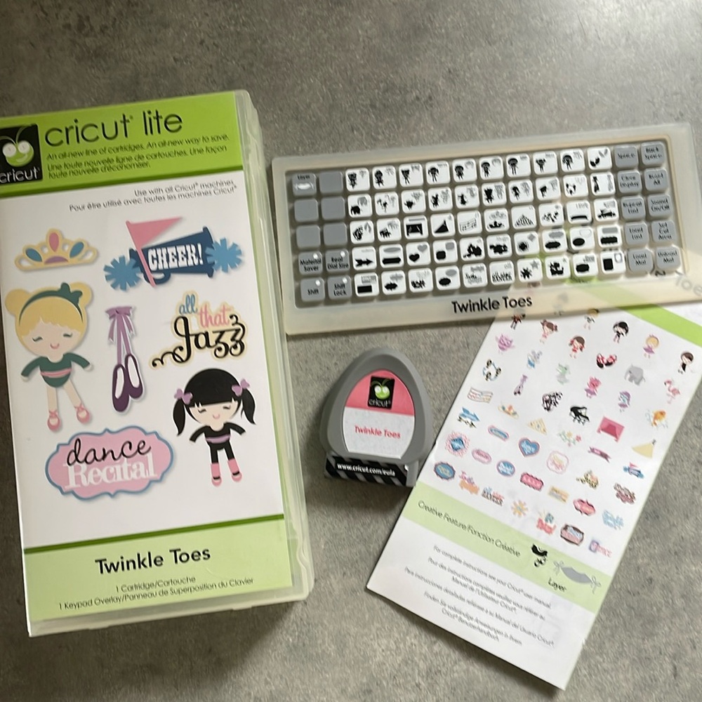 Twinkle toes Cricut Lite cartridge